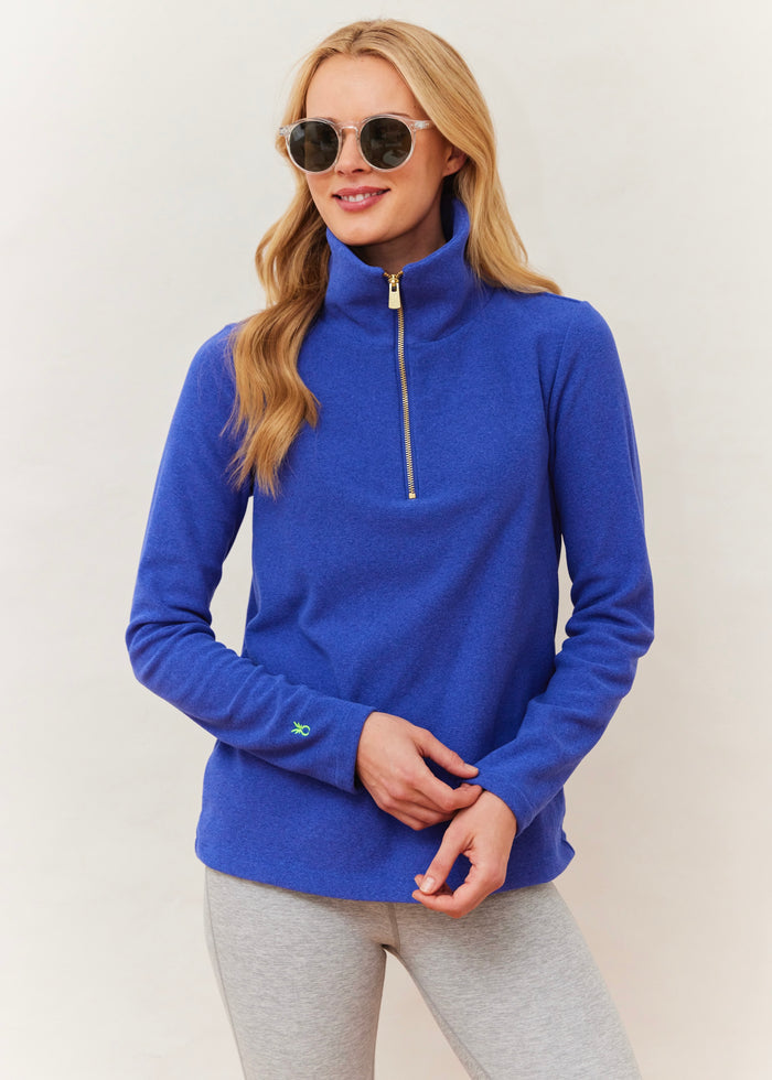 Manchester Pullover in Terry Fleece (Cobalt)