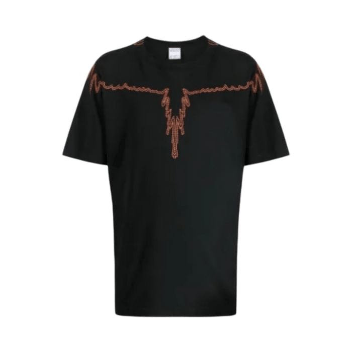 Marcelo Burlon Wing T-Shirt Black Orange - Clothing - Mens - Jawns on Fire Sneakers & Shoes