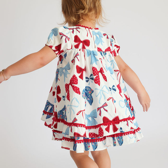 Martha Bamboo Challis Babydoll Dress