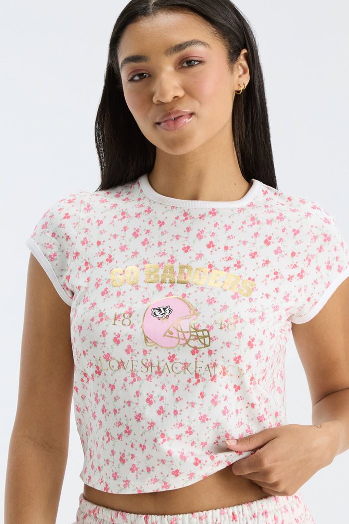 Marykate Ringer Tee - RED SEA