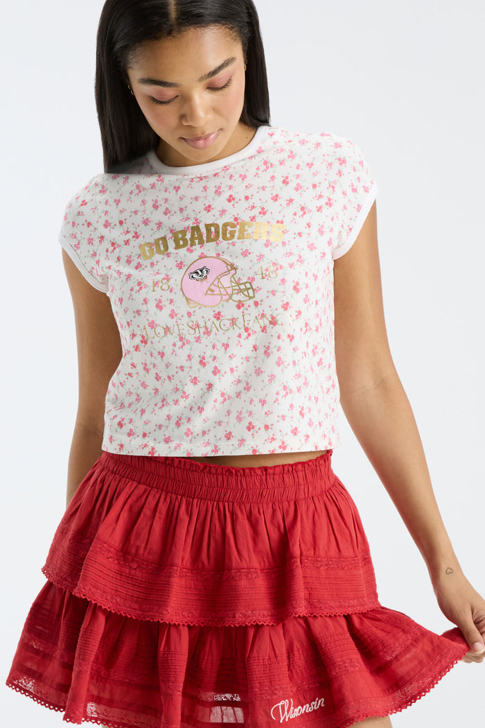 Marykate Ringer Tee - RED SEA