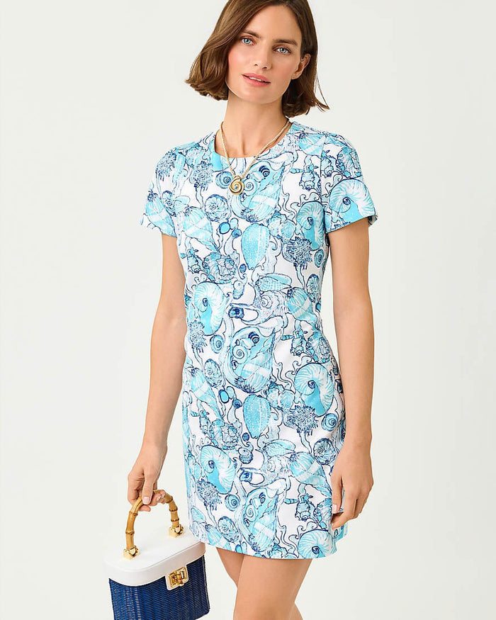 Lilly Pulitzer - Melodie Skirted Romper - Resort White Shell Shine