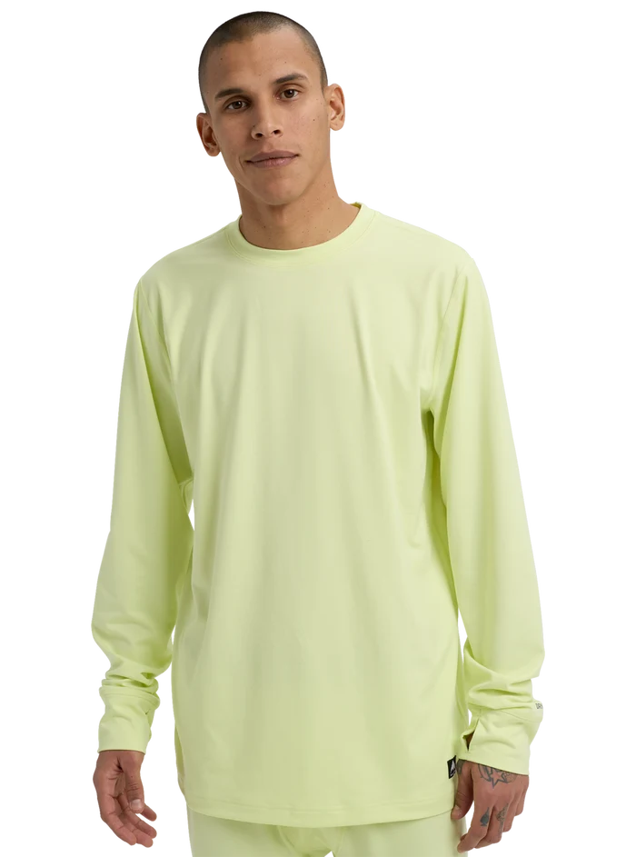 Product image of Men's Burton Midweight Base Layer Crewneck[Variant:Glow Yellow Green]