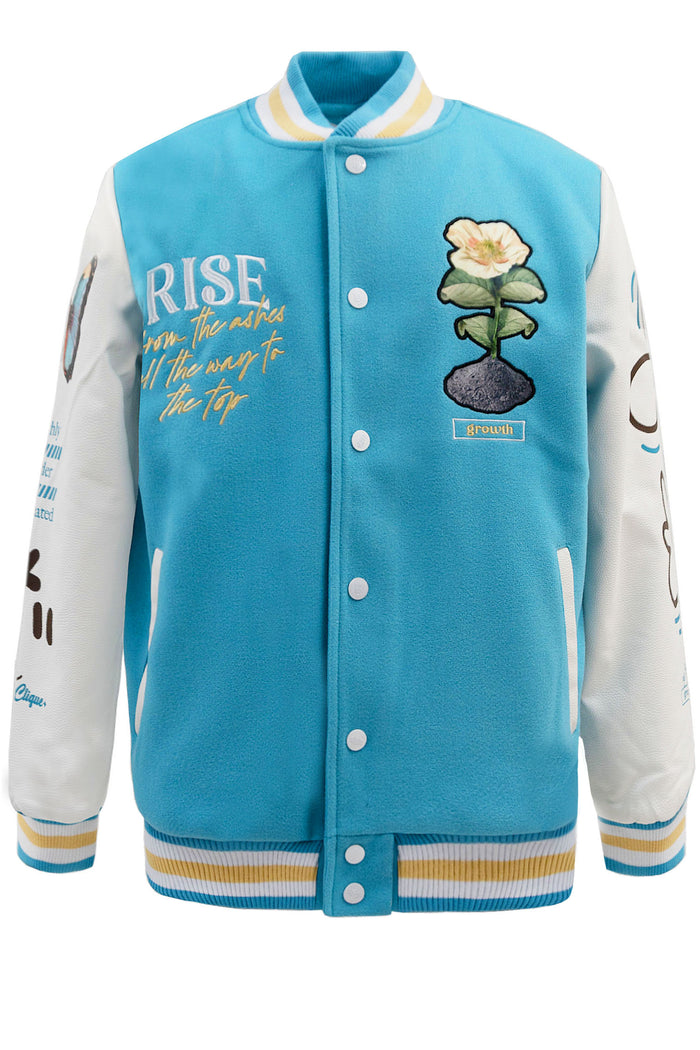 Teal/White