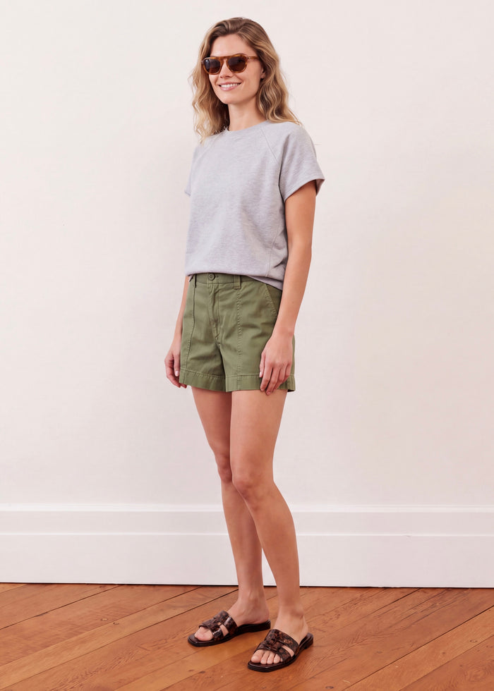 Mercer Sweatshirt in French Terry (Heather Grey)