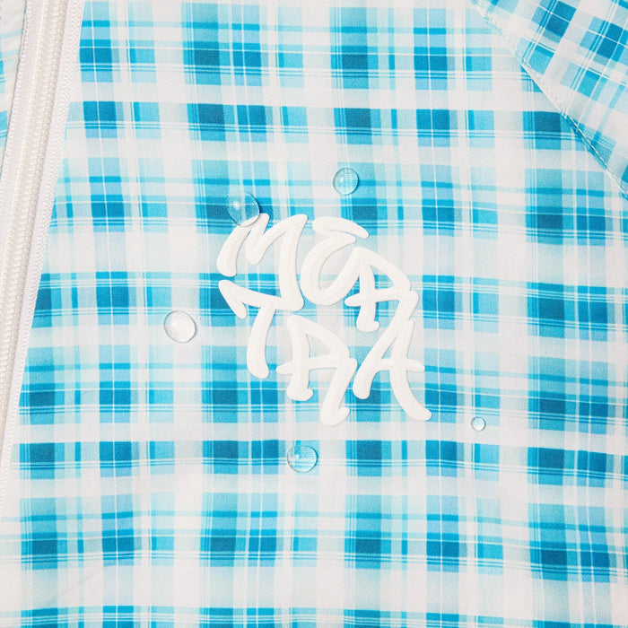 MERTRA Asymmetrical Plaid Softshell Blue