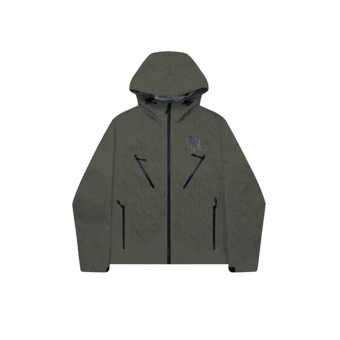 MERTRA Monogram Shell Jacket Green