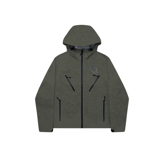 MERTRA Monogram Shell Jacket Green