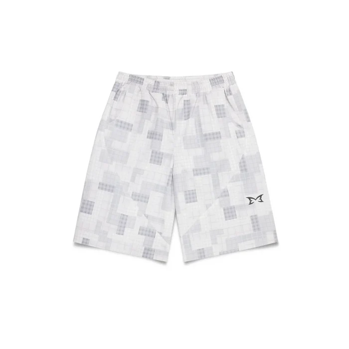 MERTRA Plaid Shorts Grey