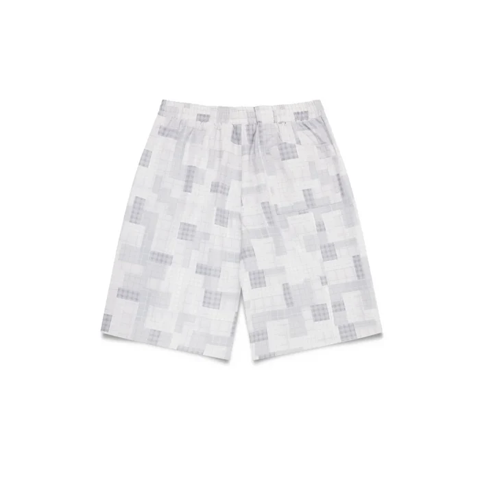 MERTRA Plaid Shorts Grey