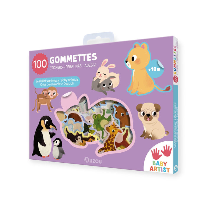 Mes premières gommettes | Les bébés animaux