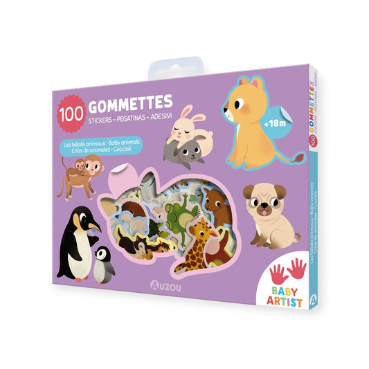 Mes premières gommettes | Les bébés animaux