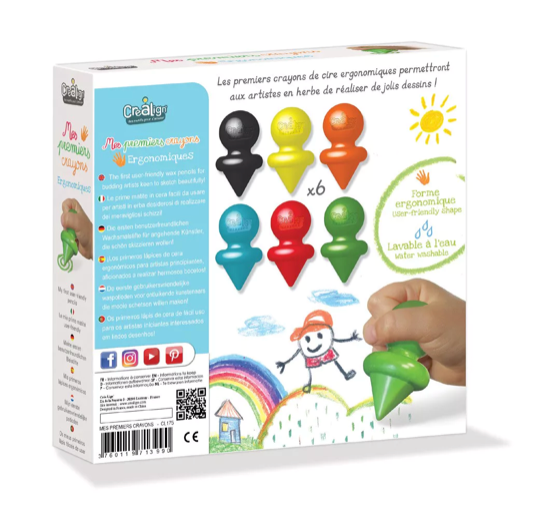 Mes premiers crayons | 6 crayons