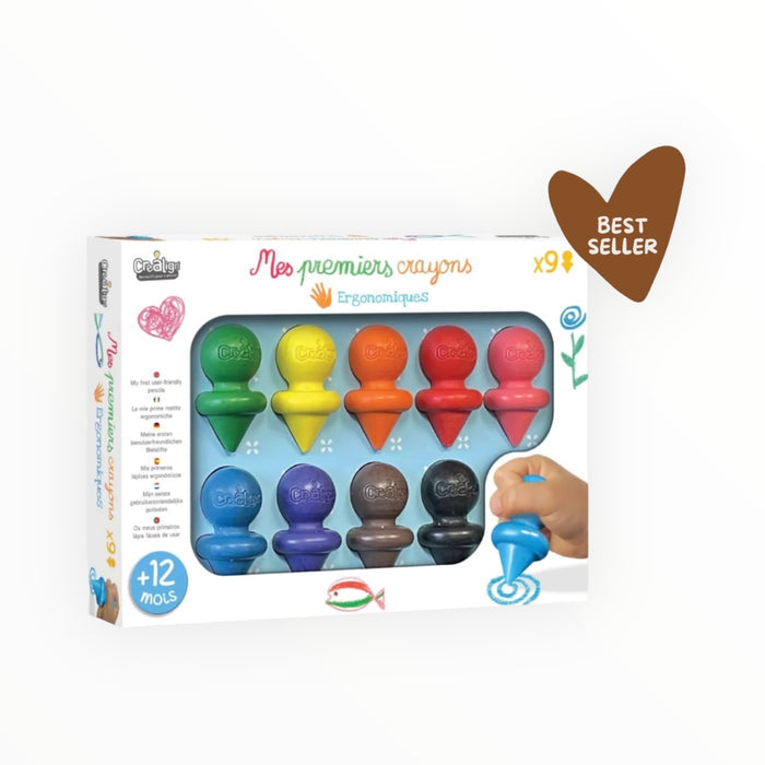 Mes premiers crayons | 9 crayons