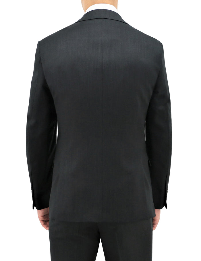 Michel 101 Black Australian Merino Wool Suit Jacket