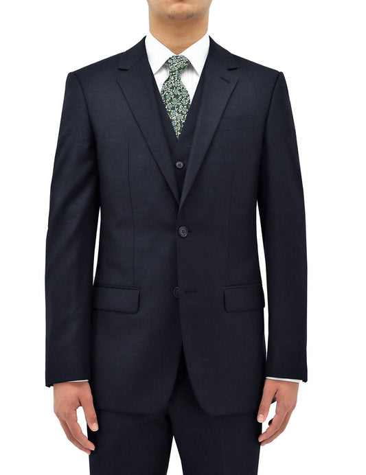 Michel 106 Navy Australian Merino Wool Suit Jacket