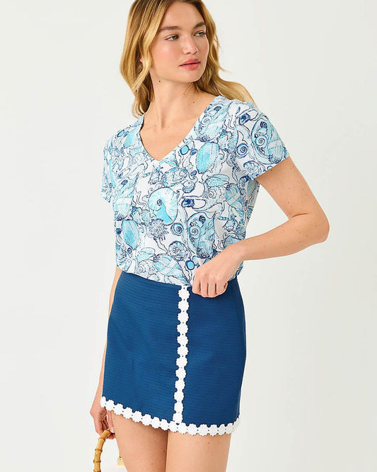 Lilly Pulitzer - Michelina Mini Skort - Starlight Navy