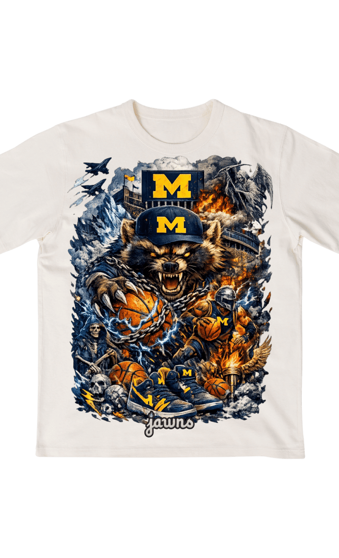 Michigan Wolverines Godspeed Streetwear Basketball Shirt - T-Shirt - Jawns on Fire Sneakers & Shoes