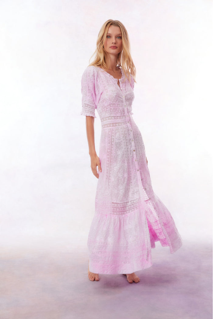 Minka Maxi Dress-PEONY PINK