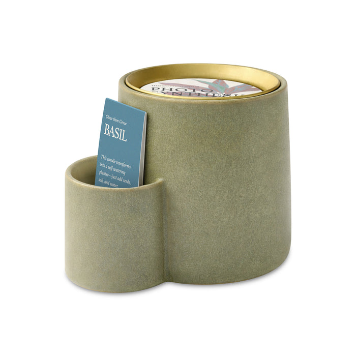Modern Sprout Ember Earth Candle + Planter