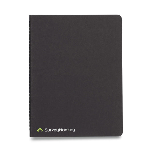 Moleskine® Cahier Ruled X-Large Journal - Black | Custom Branded | Lemon Print