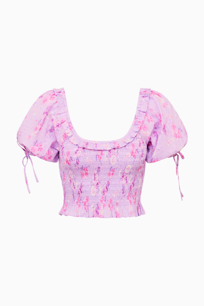 Molly Heirloom Print Top