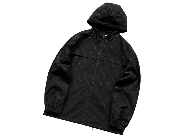 Moncler Motif Windbreaker Black