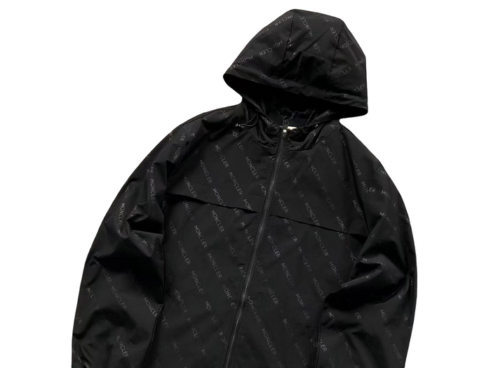 Moncler Motif Windbreaker Black