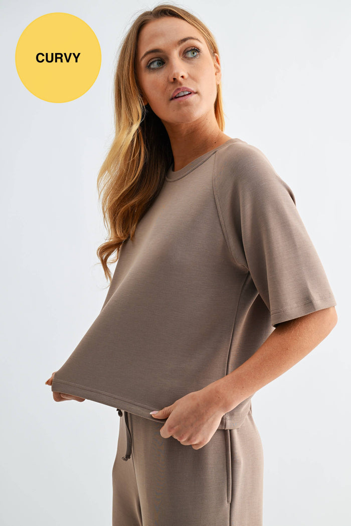 Mono B - CURVY Laguna Raglan Tee