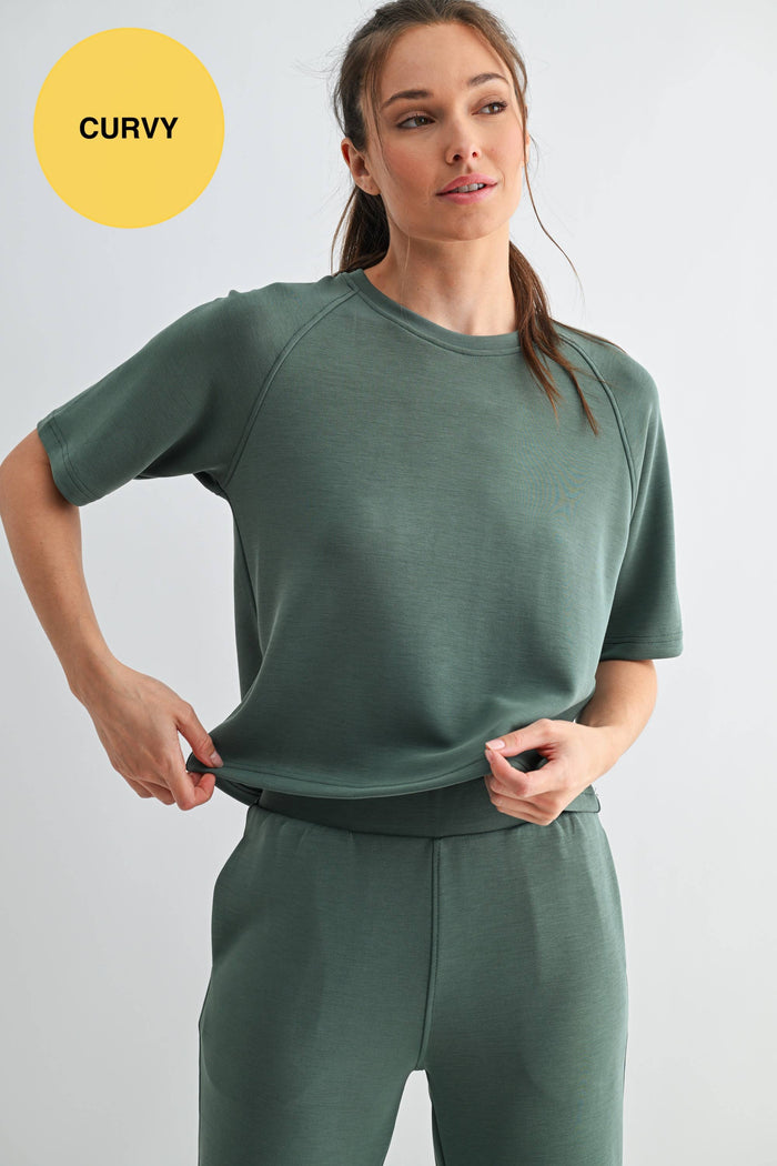 Mono B - CURVY Laguna Raglan Tee