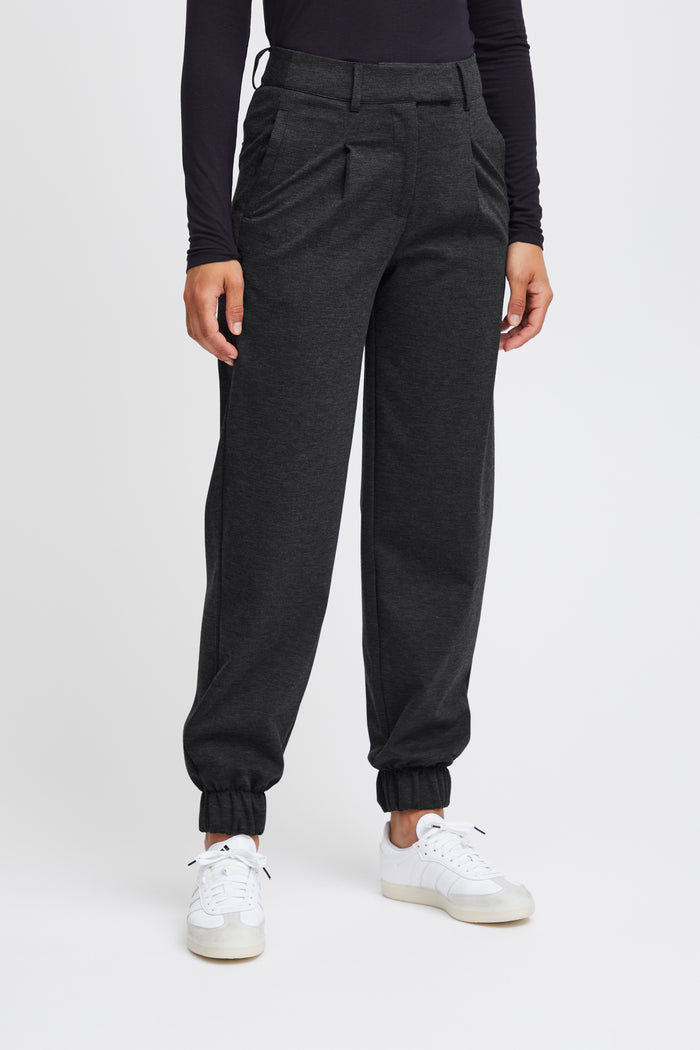 MONSE TROUSERS (DARK GREY MELANGE)