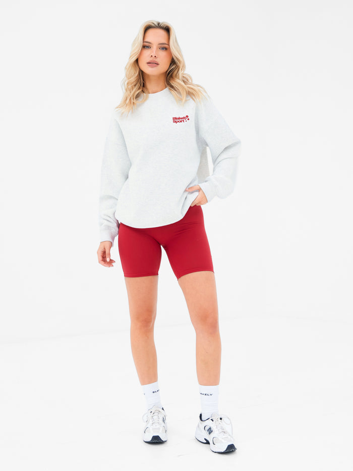 Motion Oversized Jumper - Marl White