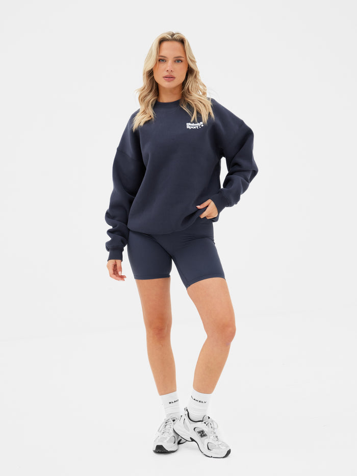 Motion Oversized Jumper - True Navy