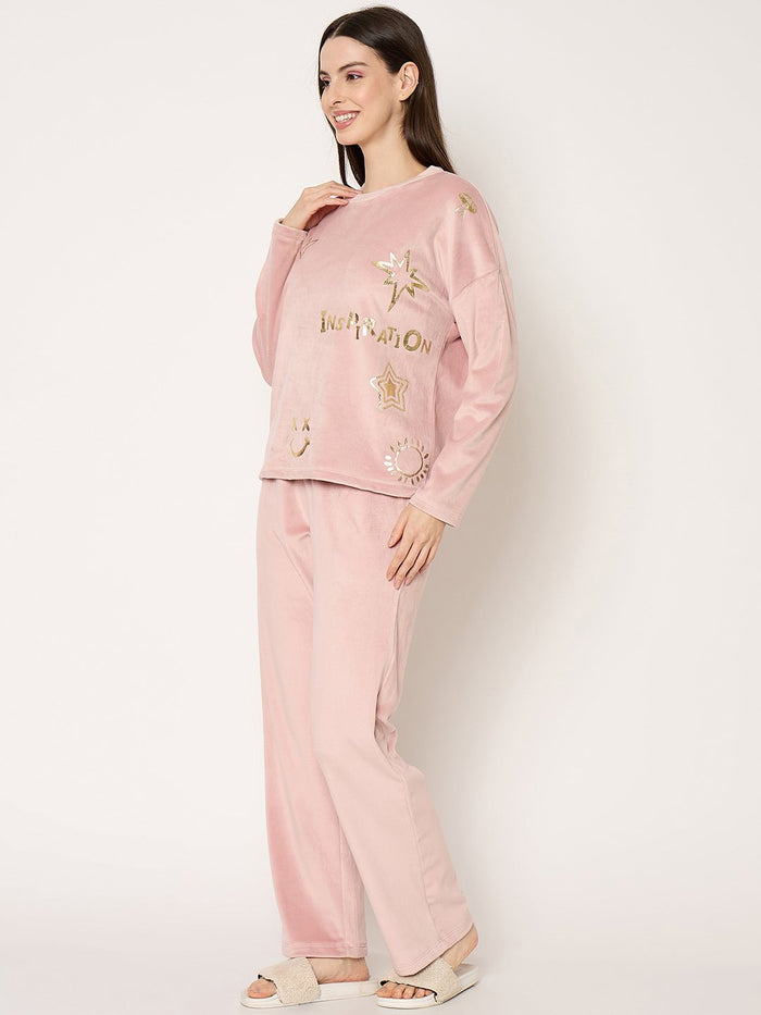 mSECRET Blush Pink Crew Neck Sweatshirt