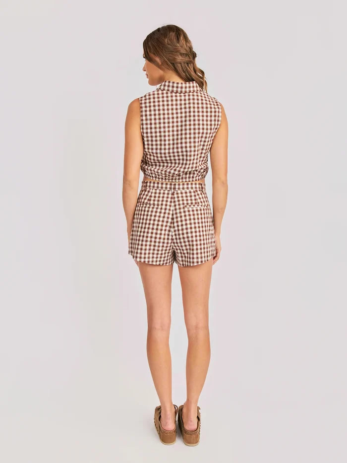 Mustang Gingham Shorts