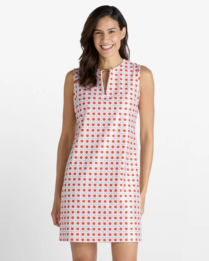 Jude Connally - Nadine Dress - Rattan Aperol Gold