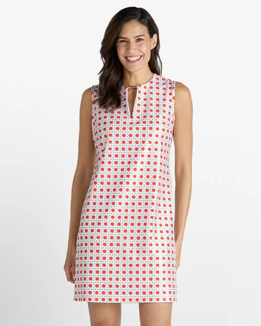 Jude Connally - Nadine Dress - Rattan Aperol Gold