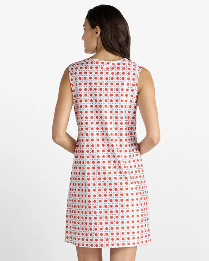 Jude Connally - Nadine Dress - Rattan Aperol Gold