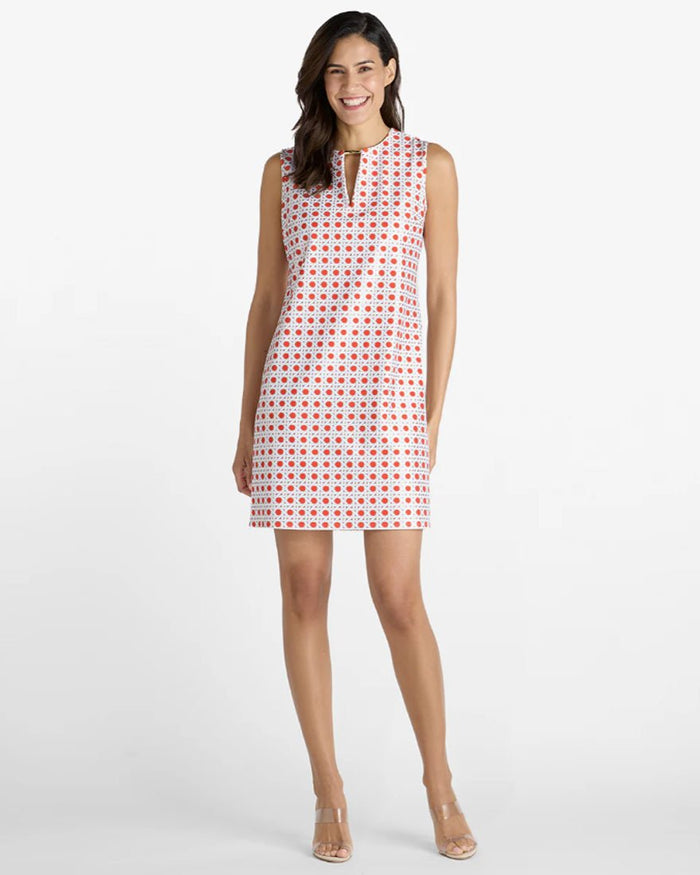 Jude Connally - Nadine Dress - Rattan Aperol Gold