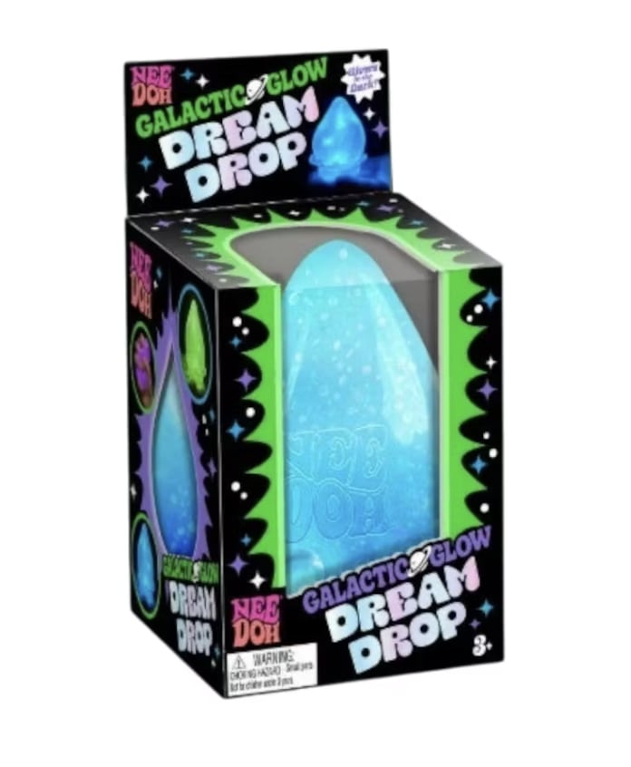 NeeDoh Galactic Glow Dream Drop Squishy Fidget Toy - Assorted Colors