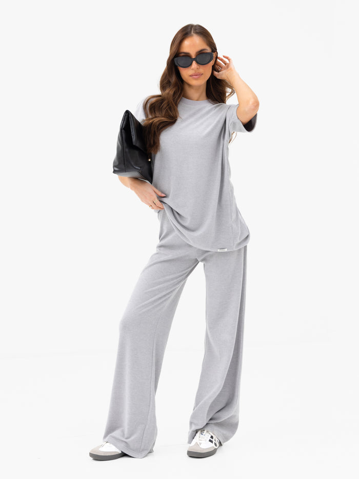 Nellie Oversized T-Shirt - Mid Grey