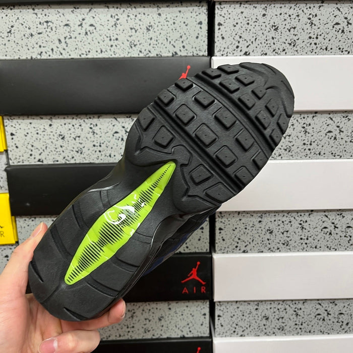 Nike Air Max 95 Retro Logo Black Grey Volt