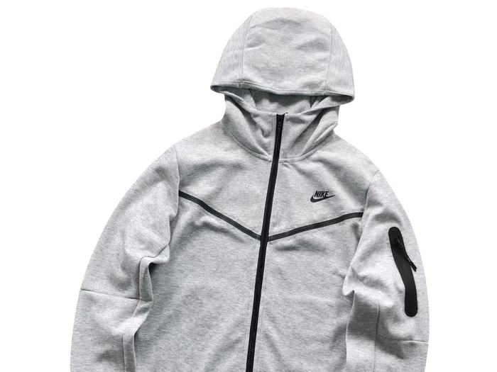Nike Tech Fleece 2024 Zip Hoodie Grey