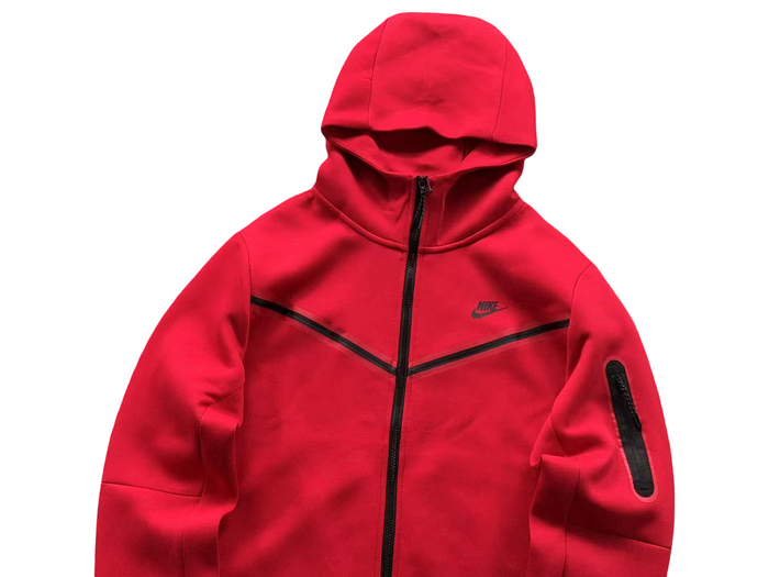 Nike Tech Fleece 2024 Zip Hoodie Red