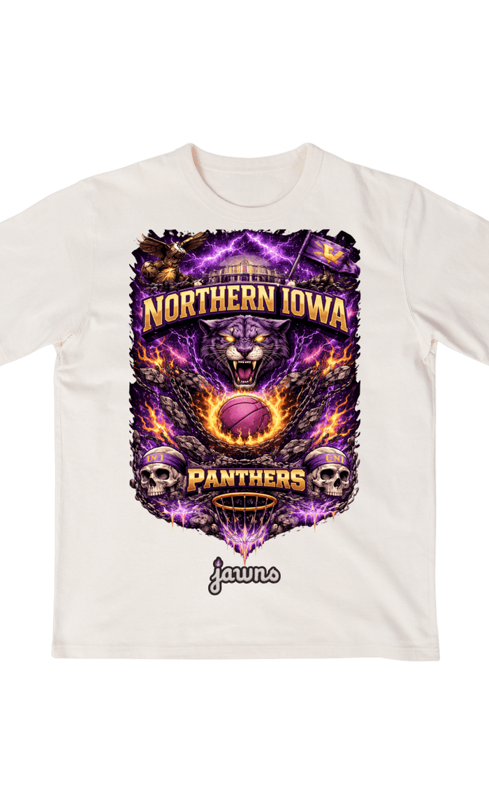 Northern Iowa Panthers Godspeed Streetwear Basketball Shirt - T-Shirt - Jawns on Fire Sneakers & Shoes