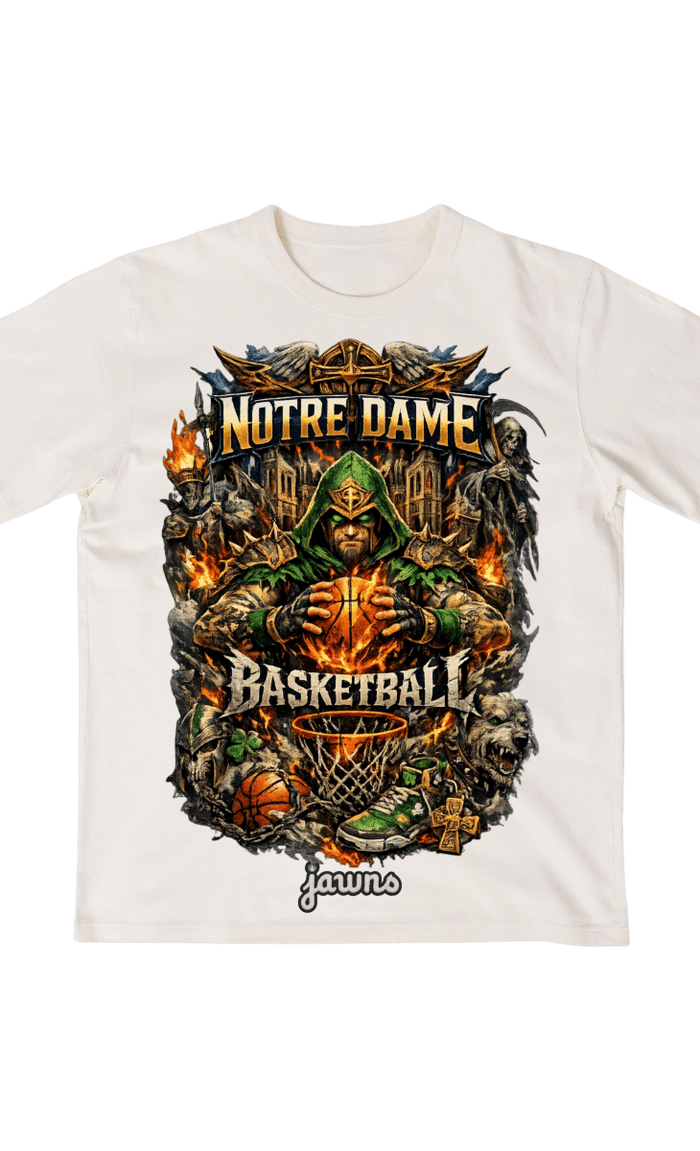Notre Dame Fighting Irish Godspeed Streetwear Basketball Shirt - T-Shirt - Jawns on Fire Sneakers & Shoes