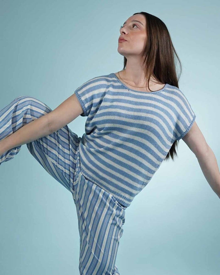 Ohoy summer top by Katrine Hannibal, No 14 knitting kit