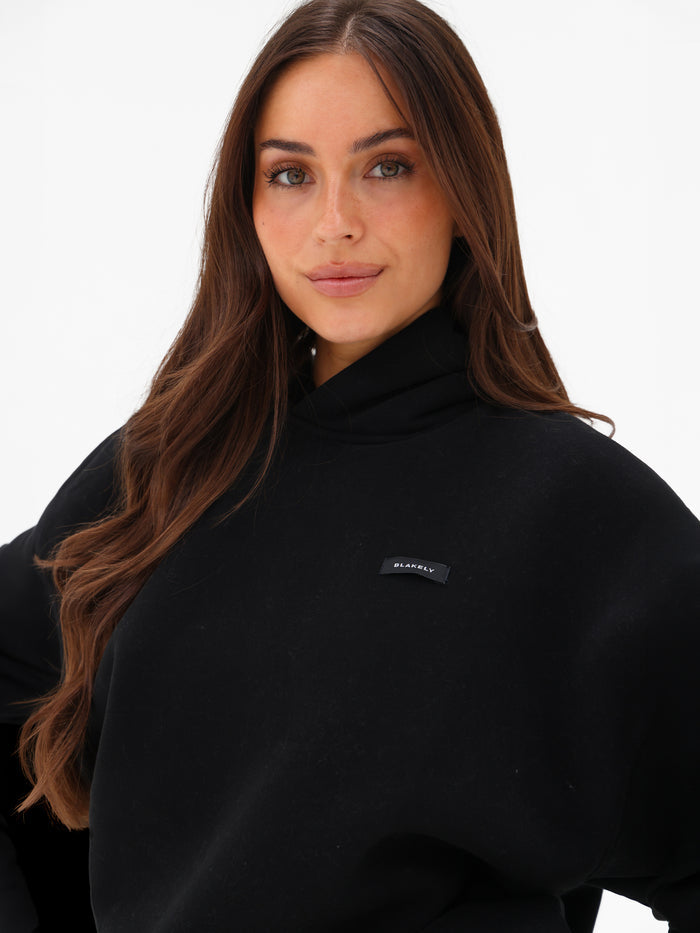 Olivia Oversized Hoodie - Black
