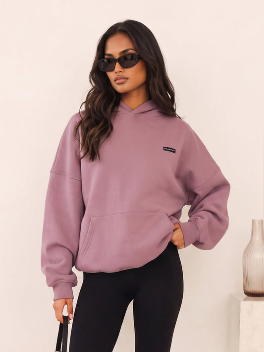 Olivia Oversized Hoodie - Dusty Pink