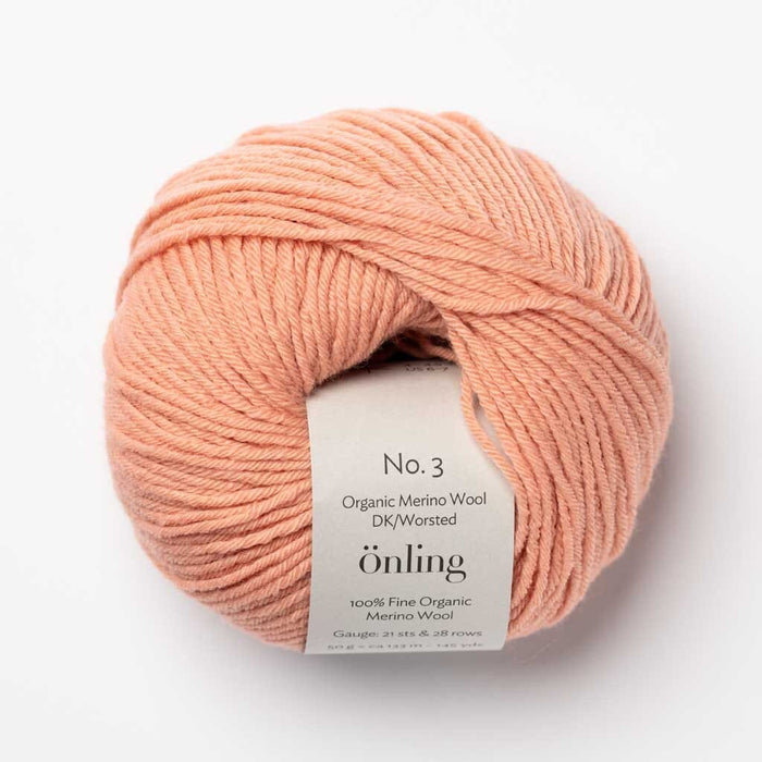 Önling No 3: 100% heavy organic merino wool Yarn Önling Yarn Peach (103)